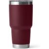 imageYETI Rambler 30 oz Tumbler Stainless Steel Vacuum Insulated with MagSlider Lid RidgelineWild Vine Red