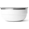 imageYETI Rambler Bowls Vacuum Insulated Stackable and Nestable Stainless Steel Bowl with Lid 1 Quart RidgelineWhite