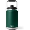 imageYETI Rambler Gallon Jug 20 Vacuum Insulated Leakproof Stainless Steel with MagCap VenomBlack Forest Green
