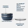 imageYETI Rambler Low Bowls Vacuum Insulated Stackable and Nestable Stainless Steel Bowl with Lid 07 Quart RidgelineRidgeline