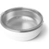 imageYETI Rambler Low Bowls Vacuum Insulated Stackable and Nestable Stainless Steel Bowl with Lid 07 Quart RidgelineWhite