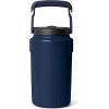 imageYETI Silo Half Gallon Insulated Straw Cap Water Jug  Leakproof Lightweight Sports Bottle with Fence Hook Handle  Keeps Drinks IceCold  Ideal for Gym Sports amp Tournaments VenomNavy