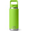 imageYETI Rambler 26 oz Bottle Vacuum Insulated Stainless Steel with Color Matching Straw CapVenom