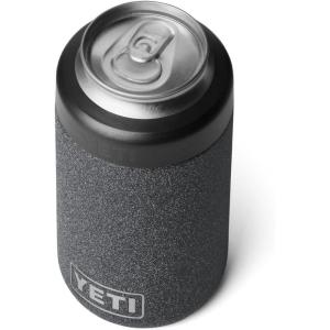 imageYETI Rambler 12 oz Colster Can Insulator for Standard Size Cans RidgelineBlack StoneTextured No Can Insert