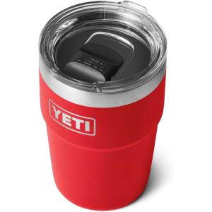 imageYETI Rambler 16 oz Stackable Tumbler Vacuum Insulated Stainless Steel with MagSlider Lid  Stackable Vacuum Insulated MagSlider Lid Stackable Vacuum Insulated MagSlider LidRescue Red
