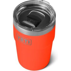 imageYETI Rambler 16 oz Stackable Tumbler Vacuum Insulated Stainless Steel with MagSlider Lid  Stackable Vacuum Insulated MagSlider Lid Stackable Vacuum Insulated MagSlider LidSolar Flare