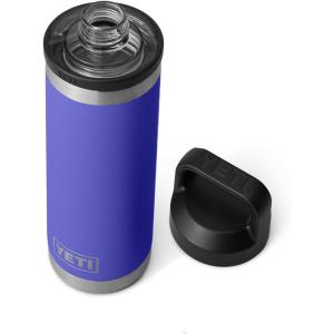 imageYETI Rambler 18 oz Bottle Leakproof Vacuum Insulated Stainless Steel with Chug Cap RidgelineUltramarine Violet