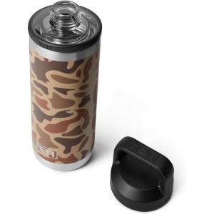 imageYETI Rambler 18 oz Bottle Leakproof Vacuum Insulated Stainless Steel with Chug Cap RidgelineWetlands Camo