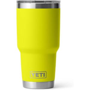 imageYETI Rambler 30 oz Tumbler Stainless Steel Vacuum Insulated with MagSlider Lid RidgelineFirefly Yellow