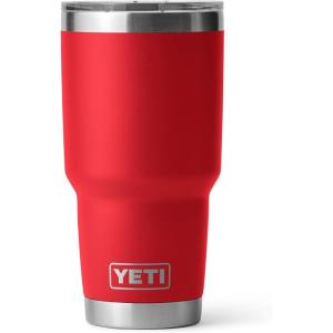 imageYETI Rambler 30 oz Tumbler Stainless Steel Vacuum Insulated with MagSlider Lid RidgelineRescue Red