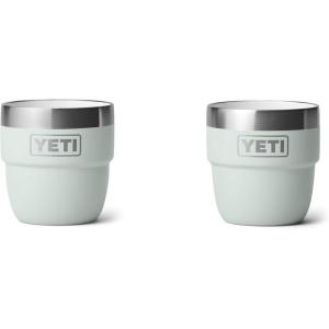 imageYETI Rambler 4 oz Stackable Cup Stainless Steel Vacuum Insulated EspressoCoffee Cup 2 PackRidgeline