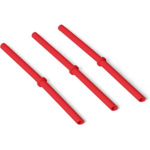 imageYETI Silicone Adjustable Straw Pack  Dishwasher Safe  Easy Sipping  UltraDurable MultiColorRescue Red