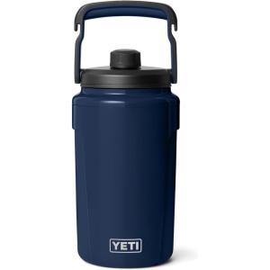 imageYETI Silo Half Gallon Insulated Chug Cap Water Jug  Leakproof Lightweight Sports Bottle with Fence Hook Handle  Keeps Drinks IceCold  Ideal for Gym Sports amp Tournaments VenomNavy