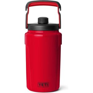 imageYETI Silo Half Gallon Insulated Chug Cap Water Jug  Leakproof Lightweight Sports Bottle with Fence Hook Handle  Keeps Drinks IceCold  Ideal for Gym Sports amp Tournaments VenomRescue Red