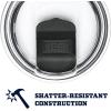imageYETI Rambler 20 oz Stainless Steel Vacuum Insulated Tumbler wMagSlider LidNavyBadge