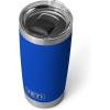 imageYETI Rambler 20 oz Stainless Steel Vacuum Insulated Tumbler wMagSlider LidRoyal Blue