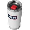 imageYETI Rambler 20 oz Stainless Steel Vacuum Insulated Tumbler wMagSlider LidWhiteBadge