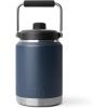 imageYETI Rambler Half Gallon Jug 20 Vacuum Insulated Leakproof Stainless Steel with MagCap Cape TaupeNavy