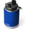 imageYETI Rambler Half Gallon Jug 20 Vacuum Insulated Leakproof Stainless Steel with MagCap Cape TaupeRoyal Blue