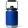 imageYETI Rambler Half Gallon Jug 20 Vacuum Insulated Leakproof Stainless Steel with MagCap Cape TaupeRoyal Blue