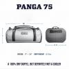 imageYETI Panga 75 Airtight Waterproof Submersible Duffel Bag SeafoamTan