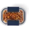 imageYETI Plastic Food Storage Container BPA Free Locking amp Airtight Lid Microwave Freezer and Dishwasher Safe LeakProof Cooler and Thin Ice CompatibleNavy  Small