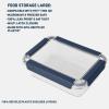 imageYETI Plastic Food Storage Container BPA Free Locking amp Airtight Lid Microwave Freezer and Dishwasher Safe LeakProof Cooler and Thin Ice CompatibleSeafoam  Large
