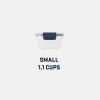 imageYETI Plastic Food Storage Container BPA Free Locking amp Airtight Lid Microwave Freezer and Dishwasher Safe LeakProof Cooler and Thin Ice CompatibleSeafoam  Small