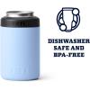 imageYETI Rambler 12 oz Colster Can Insulator for Standard Size Cans RedNavyBadgeBig Sky Blue No Can Insert