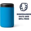 imageYETI Rambler 12 oz Colster Can Insulator for Standard Size Cans RedNavyBadgeBig Wave Blue No Can Insert