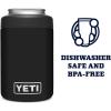 imageYETI Rambler 12 oz Colster Can Insulator for Standard Size Cans RedNavyBadgeBlack