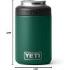 imageYETI Rambler 12 oz Colster Can Insulator for Standard Size Cans RedNavyBadgeBlack Forest Green No Can Insert