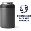 imageYETI Rambler 12 oz Colster Can Insulator for Standard Size Cans RedNavyBadgeCharcoal No Can Insert