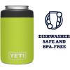imageYETI Rambler 12 oz Colster Can Insulator for Standard Size Cans RedNavyBadgeChartreuse