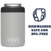 imageYETI Rambler 12 oz Colster Can Insulator for Standard Size Cans RedNavyBadgeGranite Gray