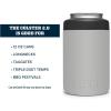 imageYETI Rambler 12 oz Colster Can Insulator for Standard Size Cans RedNavyBadgeGranite Gray