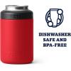 imageYETI Rambler 12 oz Colster Can Insulator for Standard Size Cans RedNavyBadgeRescue Red No Can Insert