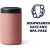 imageYETI Rambler 12 oz Colster Can Insulator for Standard Size Cans RedNavyBadgeSandstone Pink