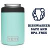 imageYETI Rambler 12 oz Colster Can Insulator for Standard Size Cans RedNavyBadgeSeafoam No Can Insert