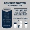 imageYETI Rambler 12 oz Colster Can Insulator for Standard Size Cans RedNavyBadgeWhiteRescue RedBadge