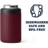 imageYETI Rambler 12 oz Colster Can Insulator for Standard Size Cans RedNavyBadgeWild Vine Red No Can Insert