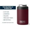 imageYETI Rambler 12 oz Colster Can Insulator for Standard Size Cans RedNavyBadgeWild Vine Red No Can Insert