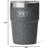 imageYETI Rambler 16 oz Stackable Tumbler Vacuum Insulated Stainless Steel with MagSlider Lid  Stackable Stackable MagSlider Lid MagSlider Lid Vacuum Insulated Vacuum InsulatedBlack StoneTextured