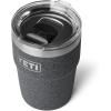 imageYETI Rambler 16 oz Stackable Tumbler Vacuum Insulated Stainless Steel with MagSlider Lid  Stackable Stackable MagSlider Lid MagSlider Lid Vacuum Insulated Vacuum InsulatedBlack StoneTextured