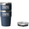 imageYETI Rambler 16 oz Stackable Tumbler Vacuum Insulated Stainless Steel with MagSlider Lid  Stackable Stackable MagSlider Lid MagSlider Lid Vacuum Insulated Vacuum InsulatedNavyBadge