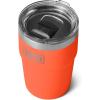 imageYETI Rambler 16 oz Stackable Tumbler Vacuum Insulated Stainless Steel with MagSlider Lid  Stackable Stackable MagSlider Lid MagSlider Lid Vacuum Insulated Vacuum InsulatedPapaya