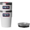 imageYETI Rambler 16 oz Stackable Tumbler Vacuum Insulated Stainless Steel with MagSlider Lid  Stackable Stackable MagSlider Lid MagSlider Lid Vacuum Insulated Vacuum InsulatedWhiteBadge