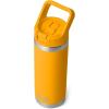 imageYETI Rambler 18 oz Bottle Vacuum Insulated Stainless Steel with Color Matching Straw Cap Royal BlueBeekeeper