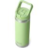 imageYETI Rambler 18 oz Bottle Vacuum Insulated Stainless Steel with Color Matching Straw Cap Royal BlueKey Lime