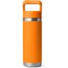 imageYETI Rambler 18 oz Bottle Vacuum Insulated Stainless Steel with Color Matching Straw Cap Royal BlueKing Crab